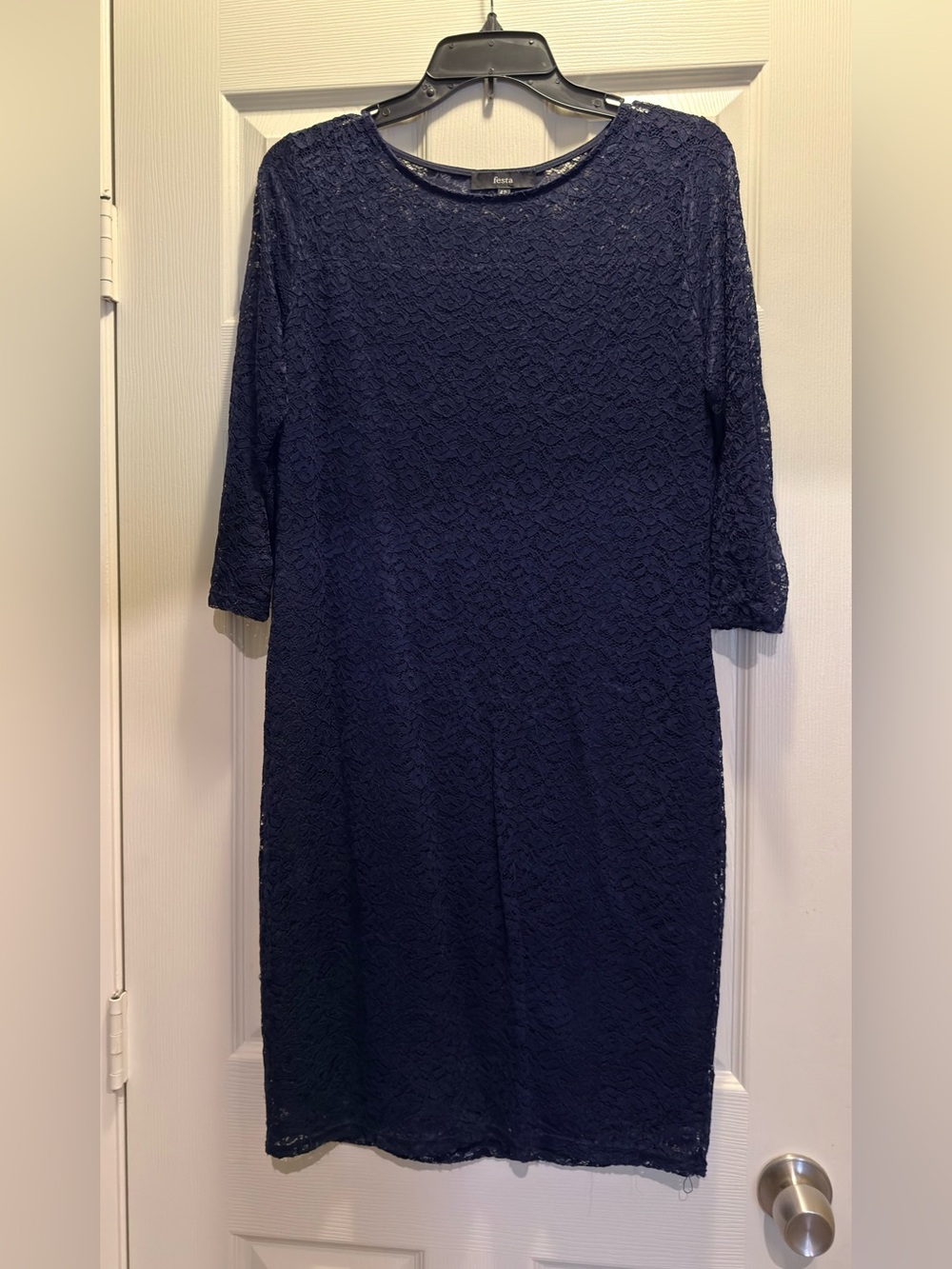 Party Dress Lace Blue